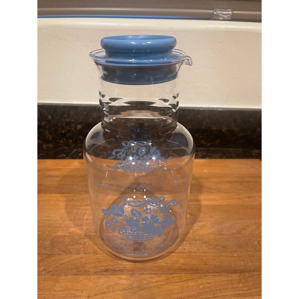 Vintage Pyrex Carafe Lid Pitcher